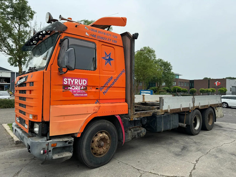 Scania R143-500 V8 6X4 + MANUAL GEARBOX - Dropside/ Flatbed truck: picture 1 Scania R143-500 V8 6X4 + MANUAL GEARBOX - Dropside/ Flatbed truck: picture 1