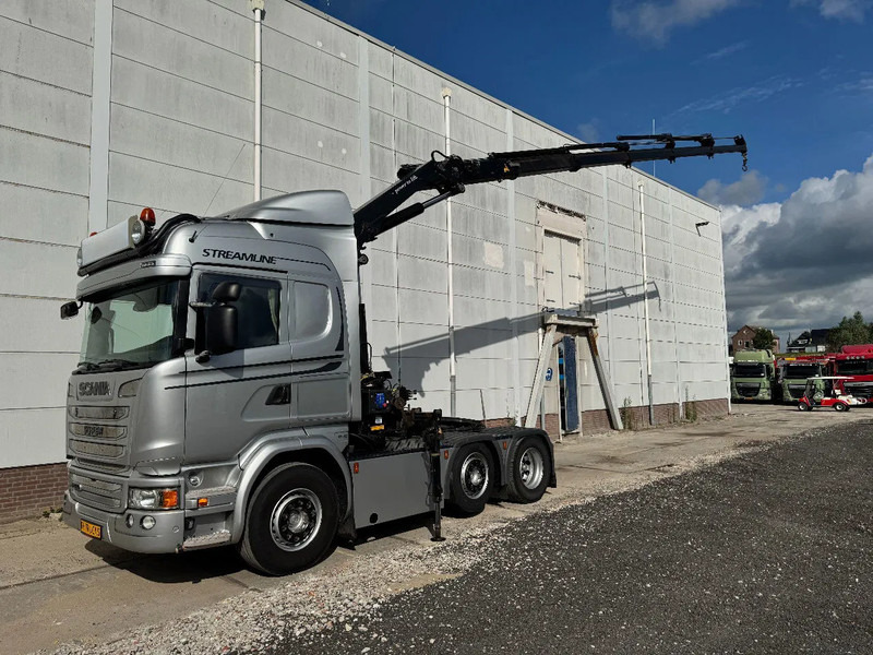 Scania R450 6X2 HMF 2120 K5 + REMOTE CONTROL - Crane truck: picture 1 Scania R450 6X2 HMF 2120 K5 + REMOTE CONTROL - Crane truck: picture 1