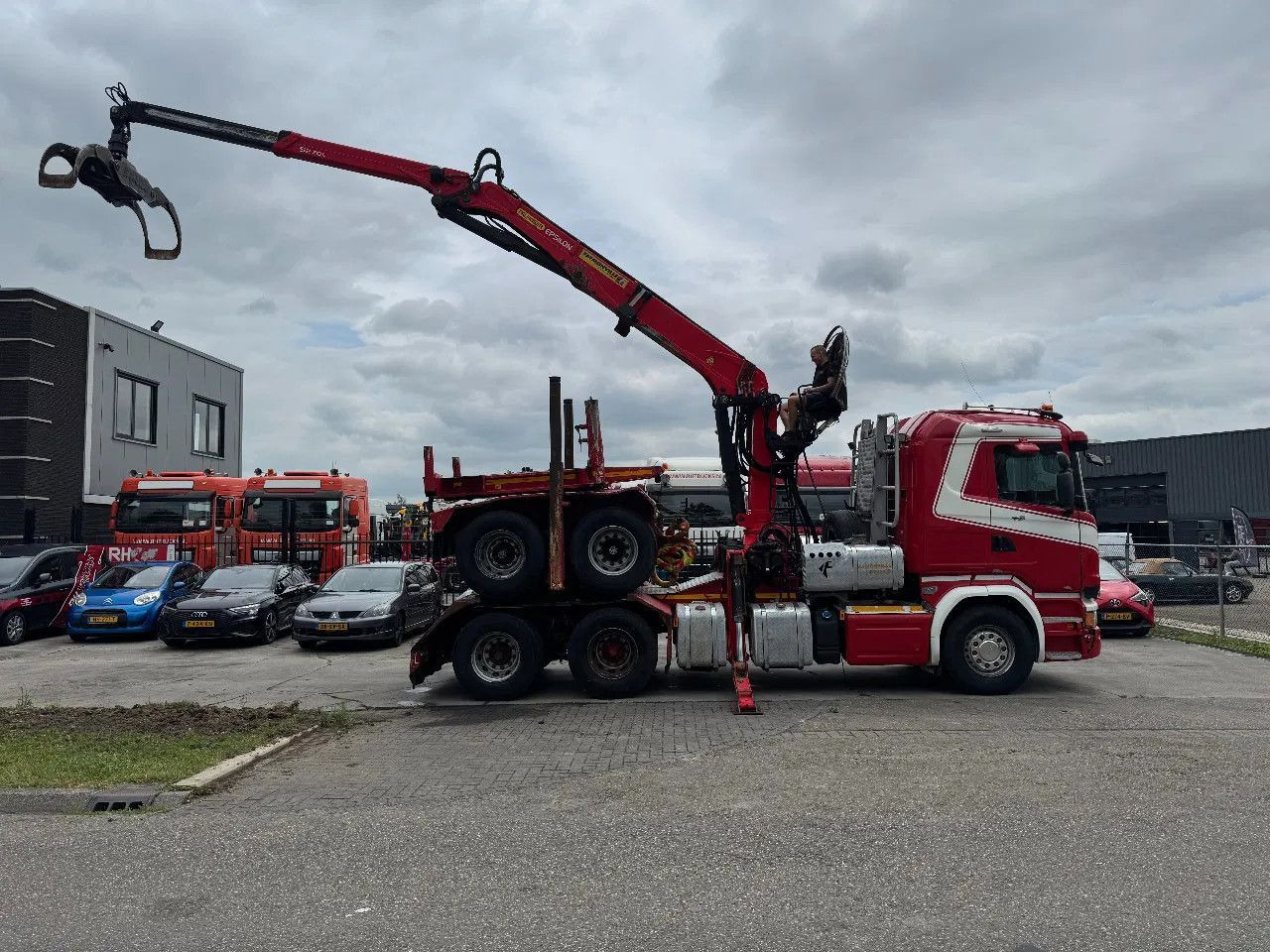 Scania R580 6X4 EPSILON S270L88 2 AXLE HANGER - Logging truck: picture 2 Scania R580 6X4 EPSILON S270L88 2 AXLE HANGER - Logging truck: picture 2