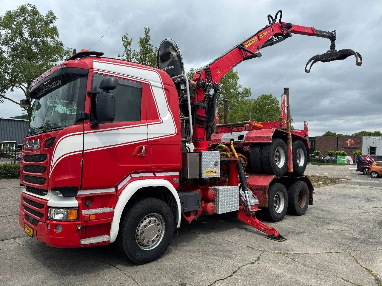 Scania R580 6X4 EPSILON S270L88 2 AXLE HANGER - Logging truck: picture 4 Scania R580 6X4 EPSILON S270L88 2 AXLE HANGER - Logging truck: picture 4