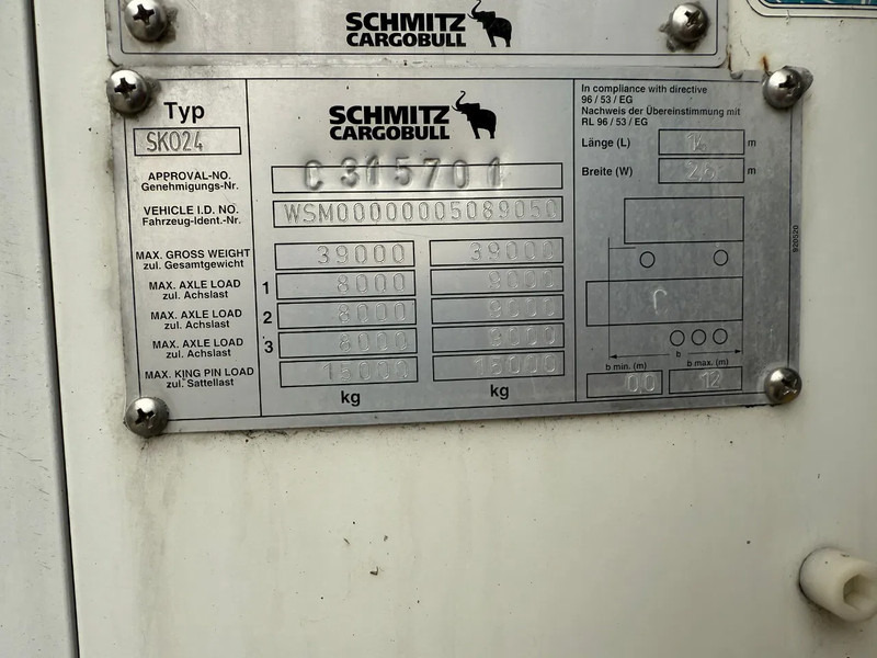 Schmitz Cargobull Schmitz Cargobull PRICES FROM €6950 TO €8950,- 40 X CARRIER 1850 MT D/E SAF AXELS - Refrigerator semi-trailer: picture 3 Schmitz Cargobull Schmitz Cargobull PRICES FROM €6950 TO €8950,- 40 X CARRIER 1850 MT D/E SAF AXELS - Refrigerator semi-trailer: picture 3