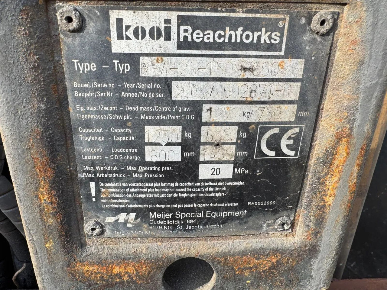 Truck mounted forklift Terberg TKL-MC-3X3 - 2000KG 3,2 LIFTING HEIGHT: picture 7