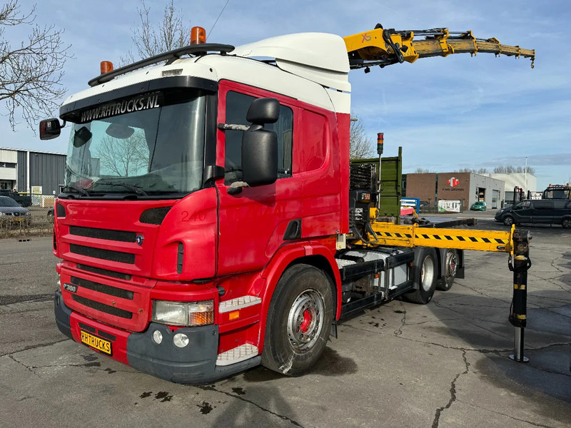 Scania P380 6X2 HIAB 288 + REMOTE CONTROL + PLATEAU - Tractor truck: picture 2 Scania P380 6X2 HIAB 288 + REMOTE CONTROL + PLATEAU - Tractor truck: picture 2