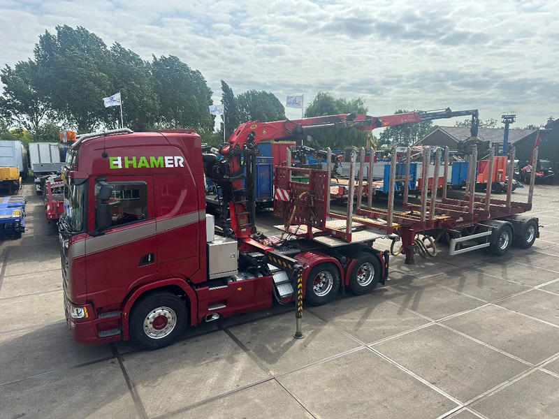 Scania S650 V8, EPSILON S290 Z 96. DOLL TRAILER 2 AXLE FORCED STEERING, 4,5 M EXTENDABLE, APK 04-2026 - Tractor truck: picture 1 Scania S650 V8, EPSILON S290 Z 96. DOLL TRAILER 2 AXLE FORCED STEERING, 4,5 M EXTENDABLE, APK 04-2026 - Tractor truck: picture 1