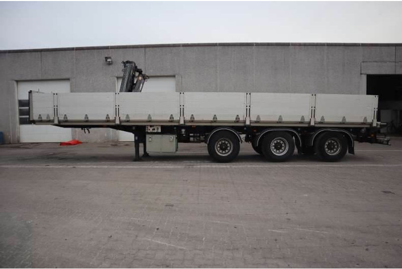 Van Hool Cranetrailer/Krantrailer/Kranauflieger - Dropside/ Flatbed semi-trailer: picture 5 Van Hool Cranetrailer/Krantrailer/Kranauflieger - Dropside/ Flatbed semi-trailer: picture 5