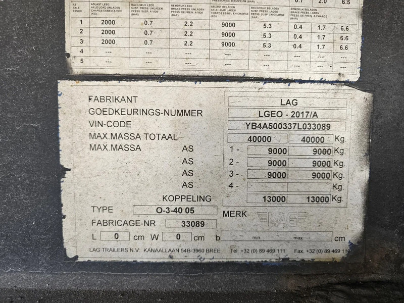 Closed box semi-trailer LAG BPW - DRUM: picture 15