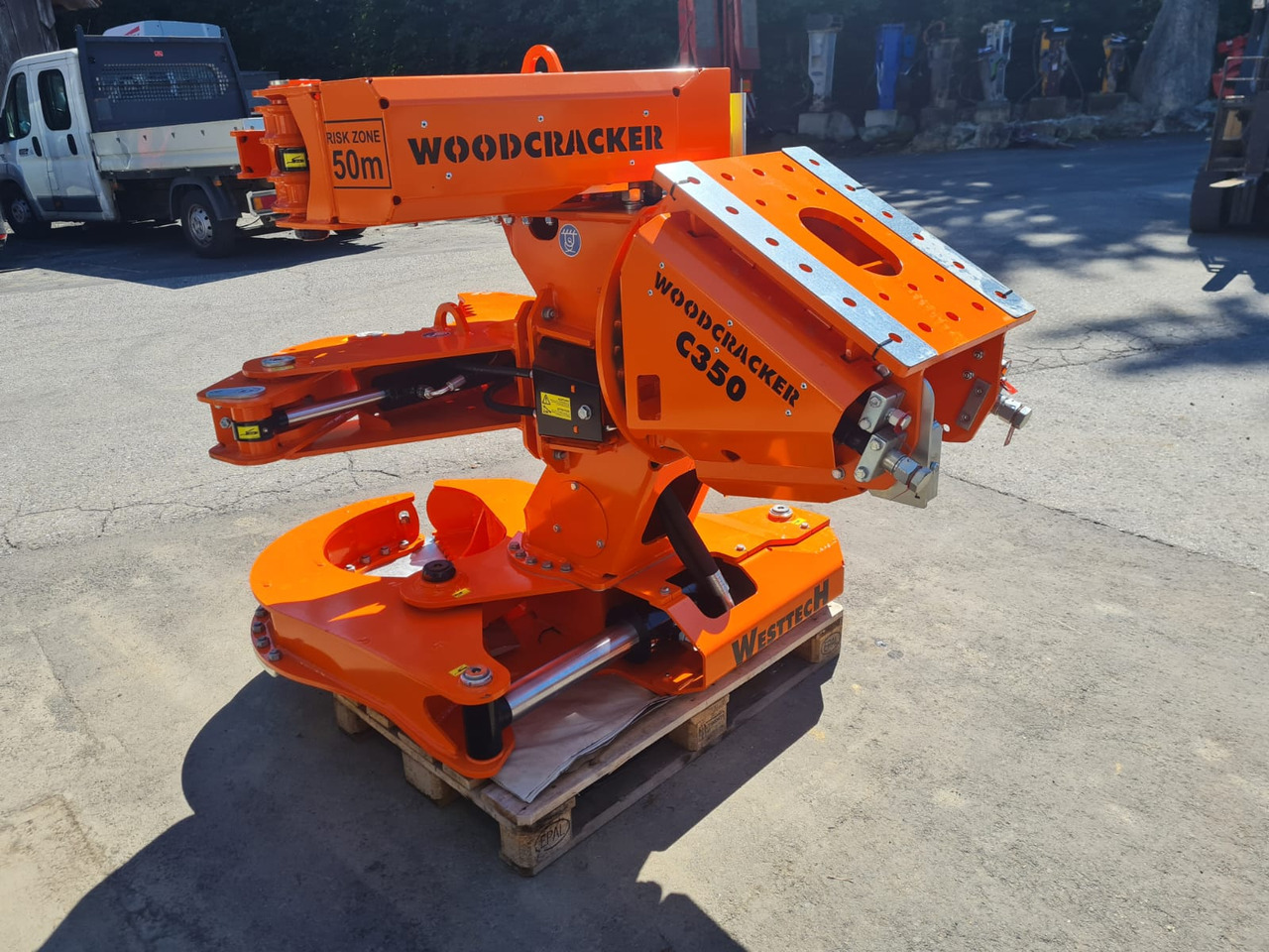 WESTTECH Woodcracker C 350 - Attachment for Crawler excavator: picture 1 WESTTECH Woodcracker C 350 - Attachment for Crawler excavator: picture 1