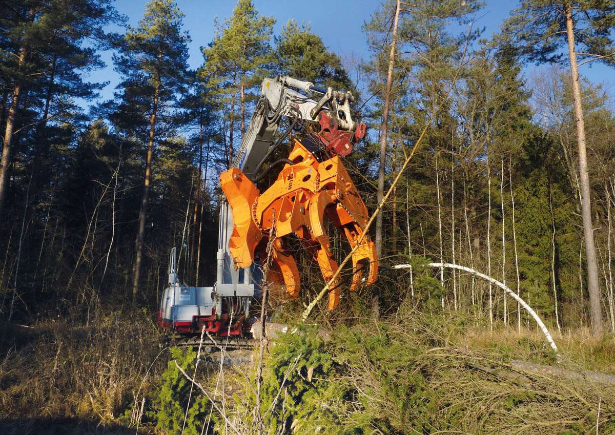 WESTTECH Woodcracker CL 350 - Attachment for Crawler excavator: picture 4 WESTTECH Woodcracker CL 350 - Attachment for Crawler excavator: picture 4