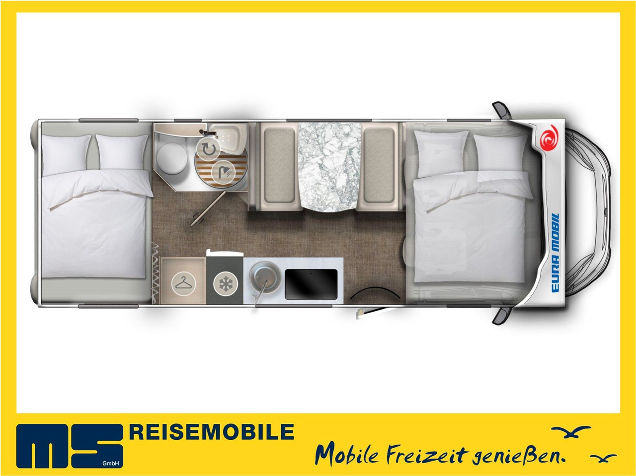 Eura Mobil ACTIVA ONE 690 HB / 180PS-9G AUTOMATIK -40H MAXI - Alcove motorhome: picture 2 Eura Mobil ACTIVA ONE 690 HB / 180PS-9G AUTOMATIK -40H MAXI - Alcove motorhome: picture 2