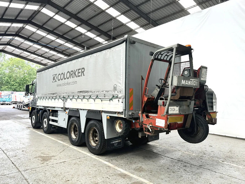 Volvo FM 400 8x4 with MANITOU 3D Lift - Curtain side truck, Crane truck: picture 3 Volvo FM 400 8x4 with MANITOU 3D Lift - Curtain side truck, Crane truck: picture 3