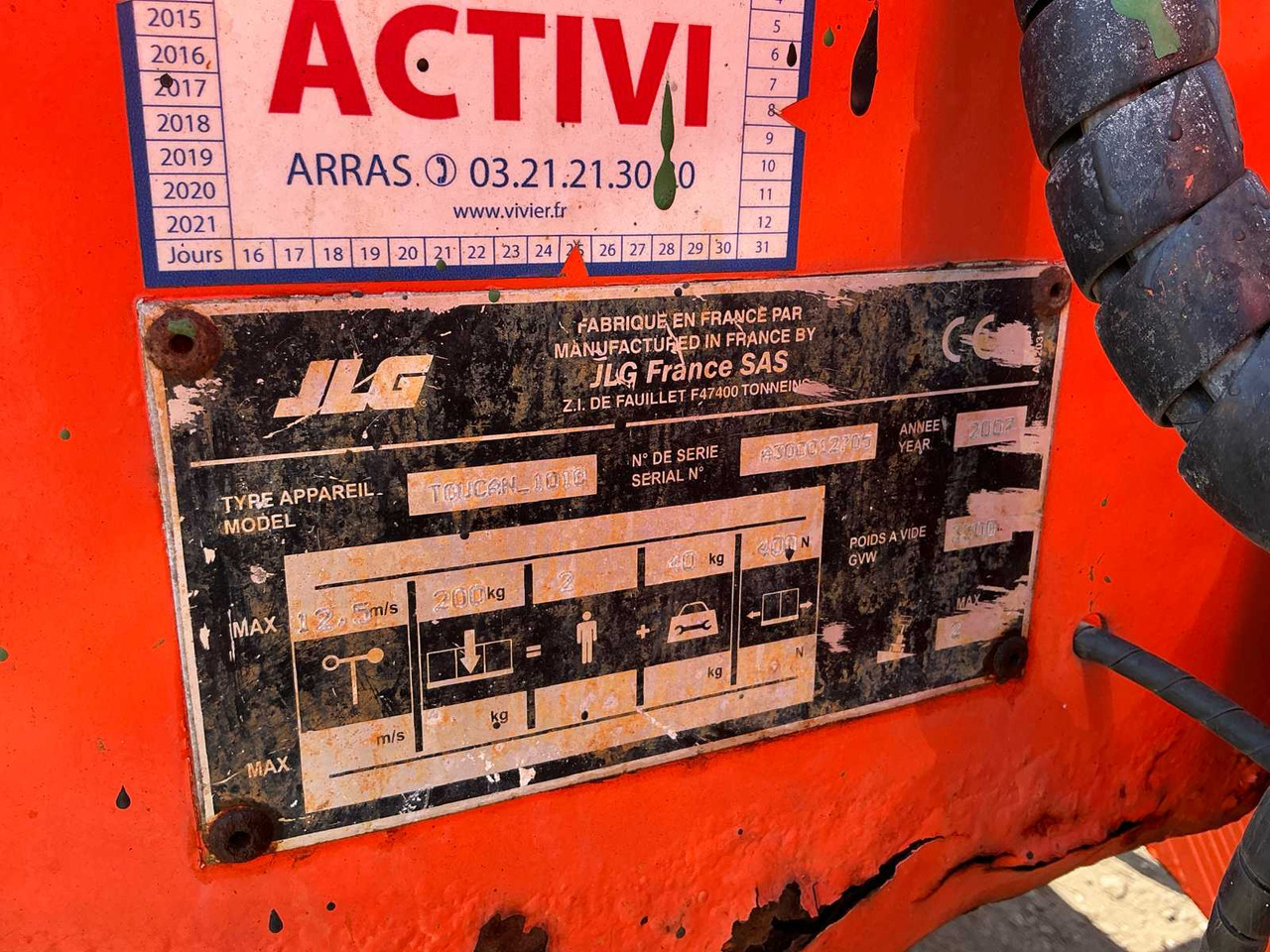 Aerial platform 2007 JLG TOUCAN1010 AERIAL PLATFORM: picture 10