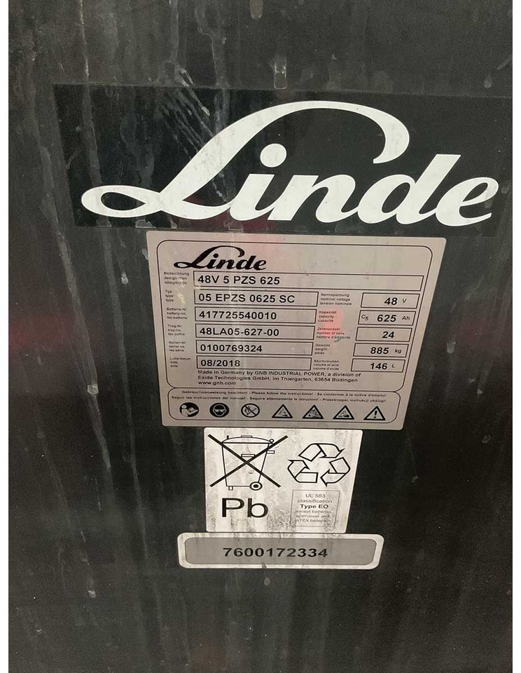 Forklift 2018 LINDE E16 EVO FORKLIFT: picture 13 Forklift 2018 LINDE E16 EVO FORKLIFT: picture 13