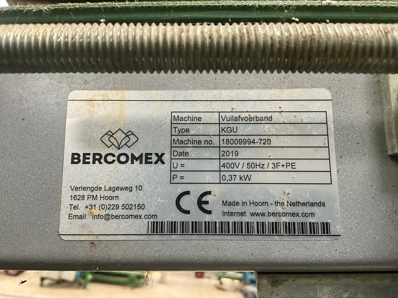Bercomex KGU - Belt conveyor: picture 5 Bercomex KGU - Belt conveyor: picture 5