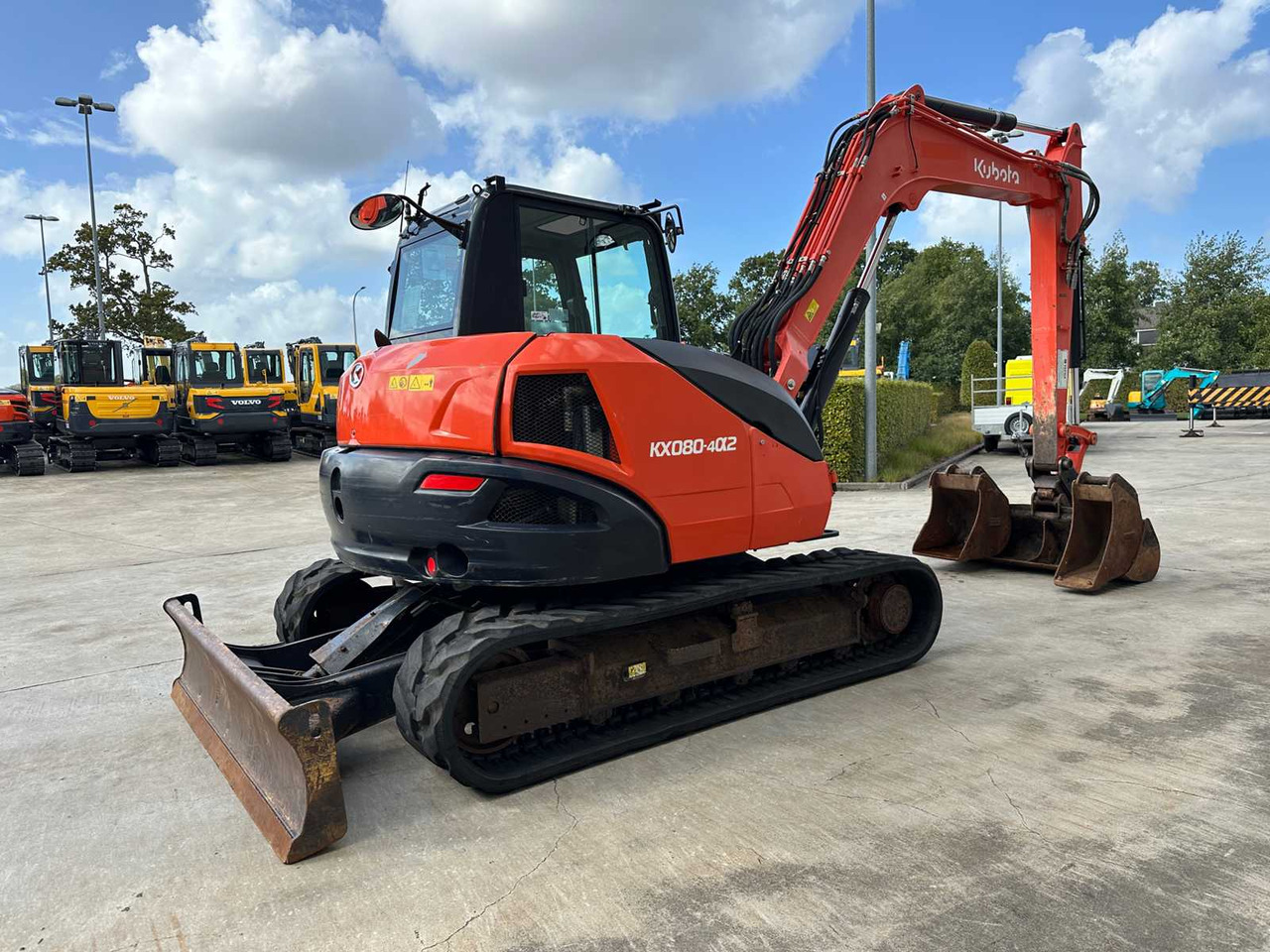 Kubota KX080 - Crawler excavator: picture 4 Kubota KX080 - Crawler excavator: picture 4