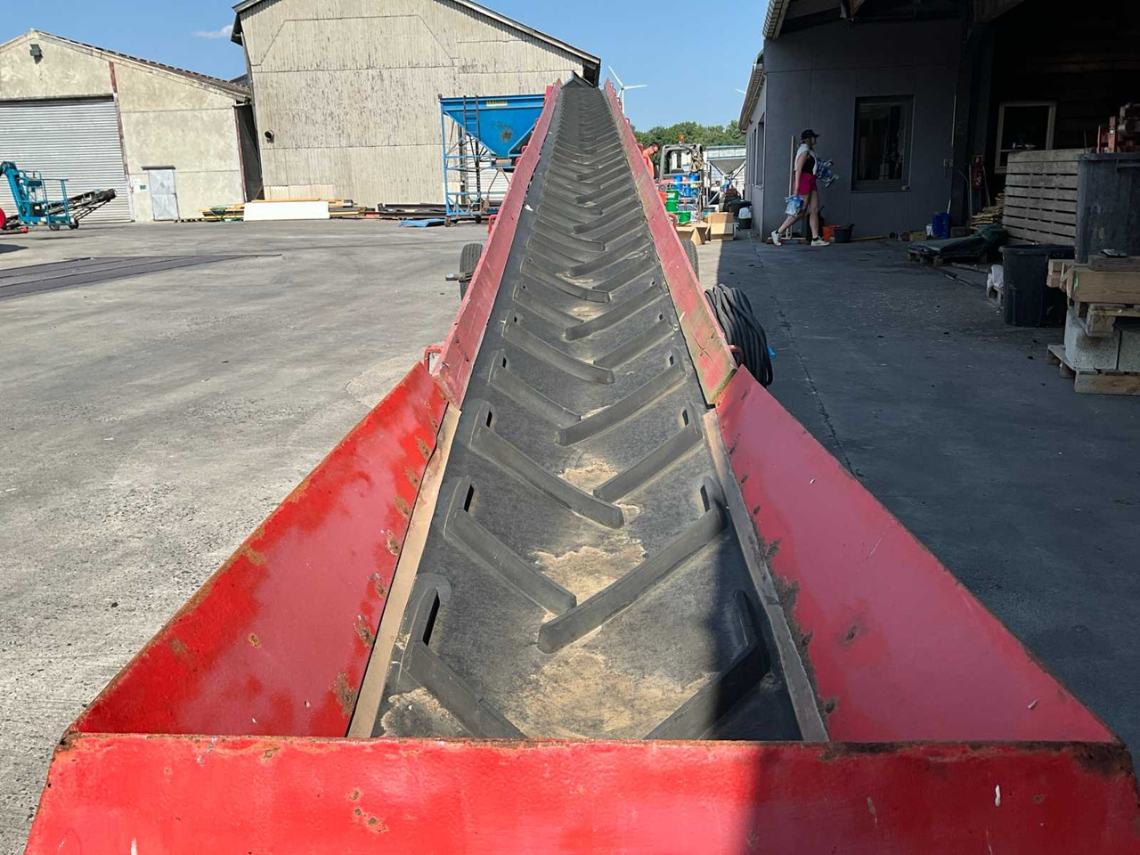 Mobile conveyor belt - toggle clamp - Belt conveyor: picture 5 Mobile conveyor belt - toggle clamp - Belt conveyor: picture 5