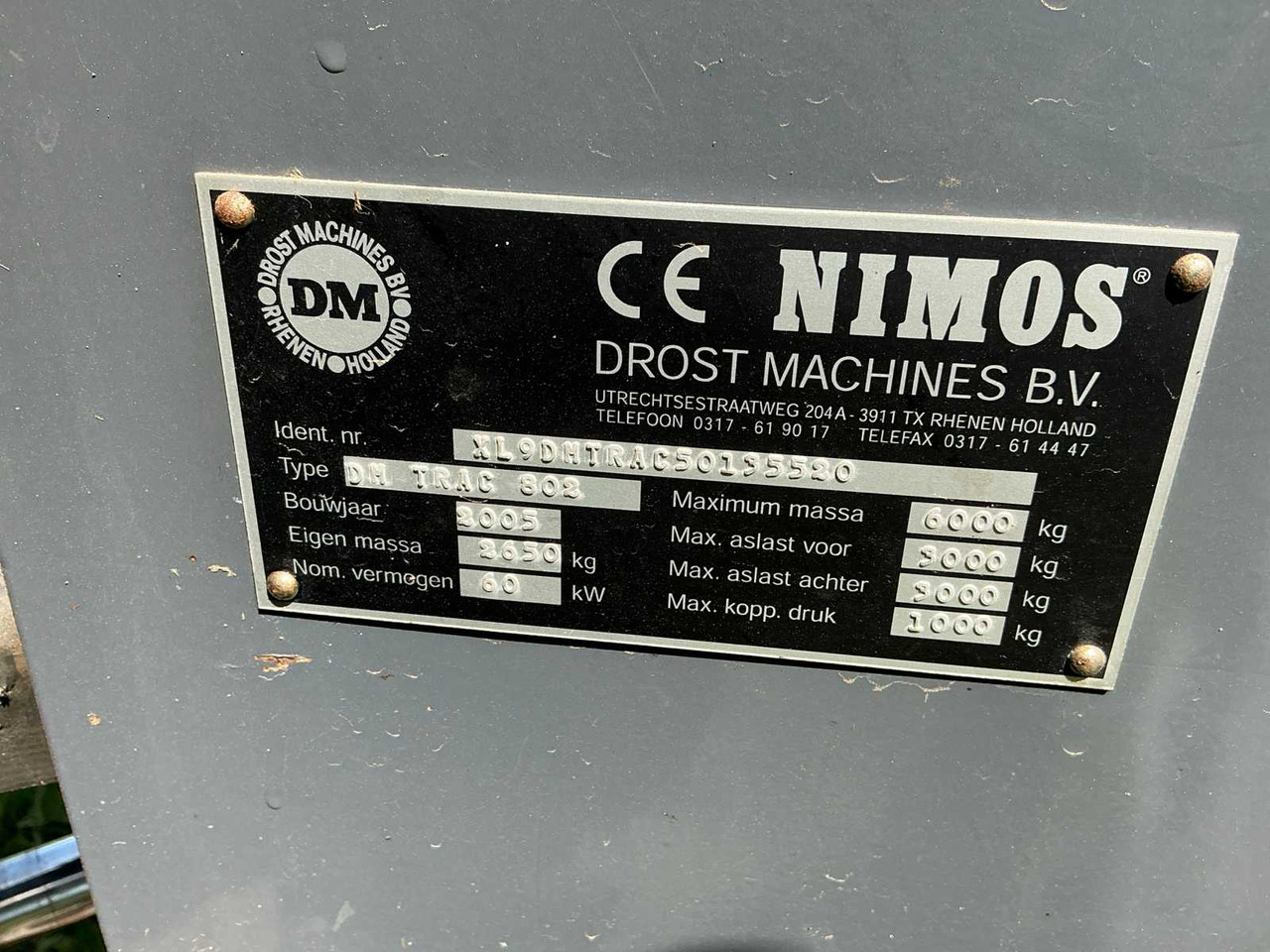 Garden mower Nimos DM TRAC802: picture 38