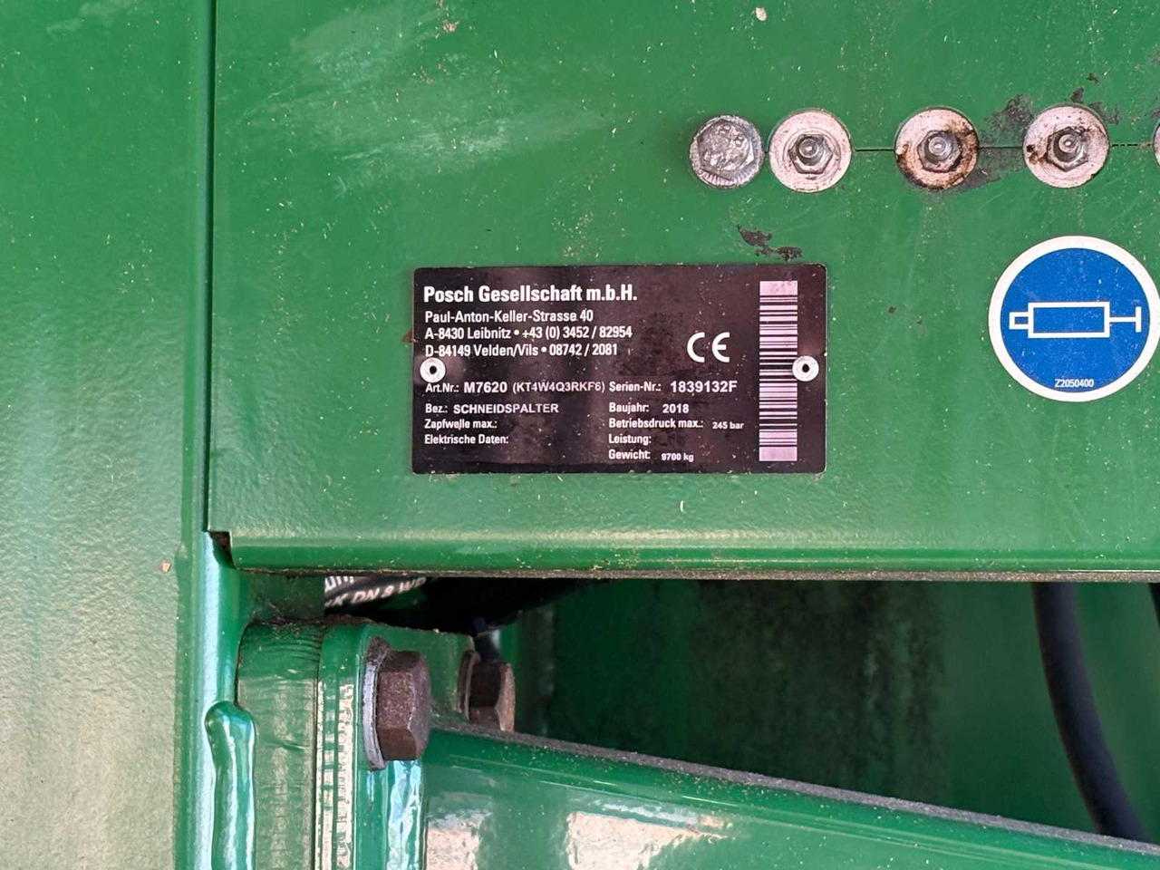 Log splitter Posch Spalt Fix K-650 Vario Mobil: picture 6