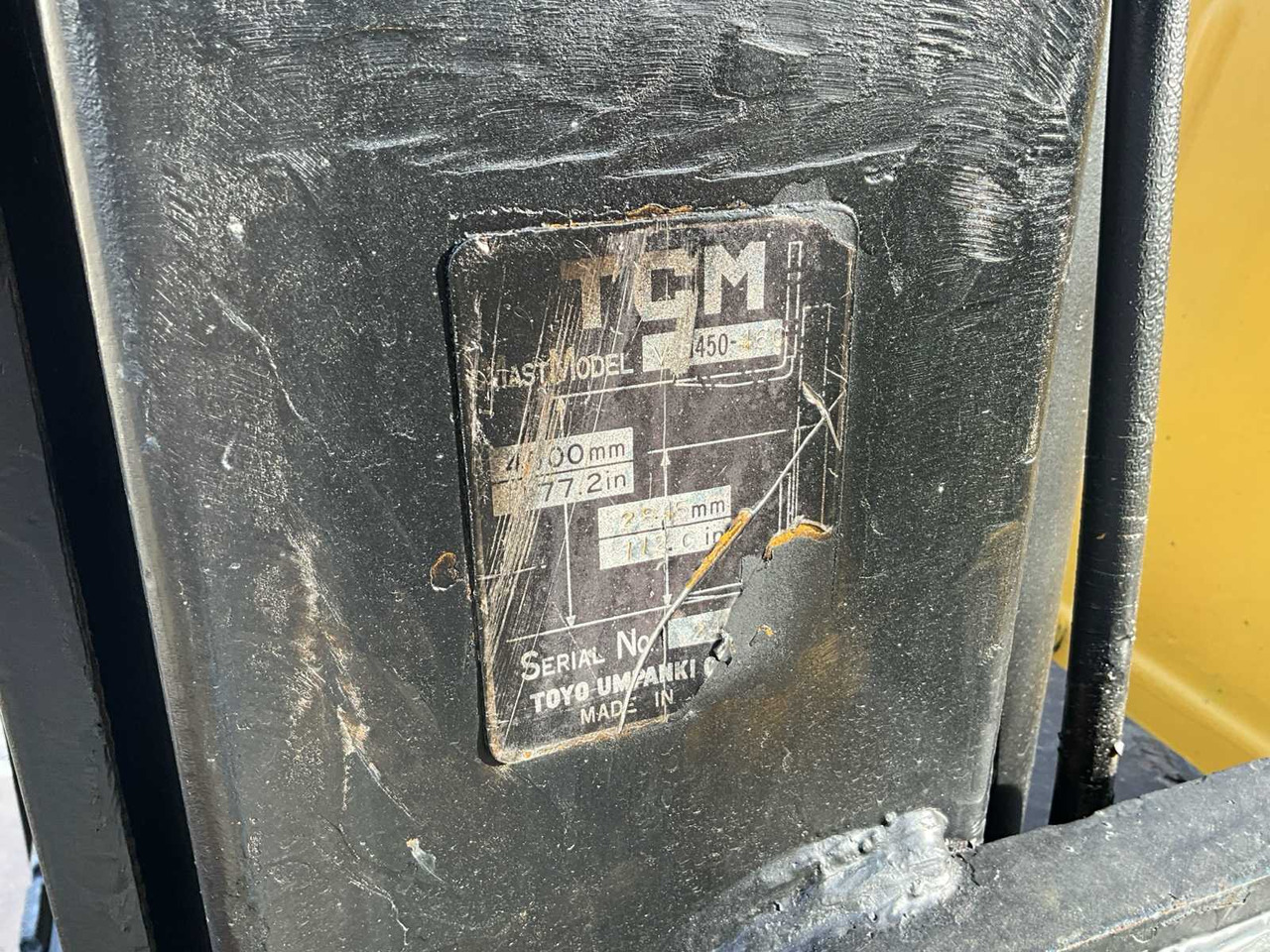 Forklift TCM FD30 FORKLIFT: picture 16