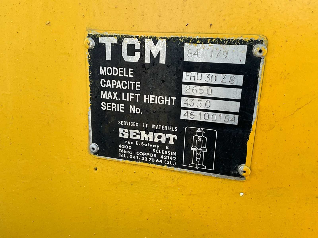 Forklift TCM FD30 FORKLIFT: picture 15
