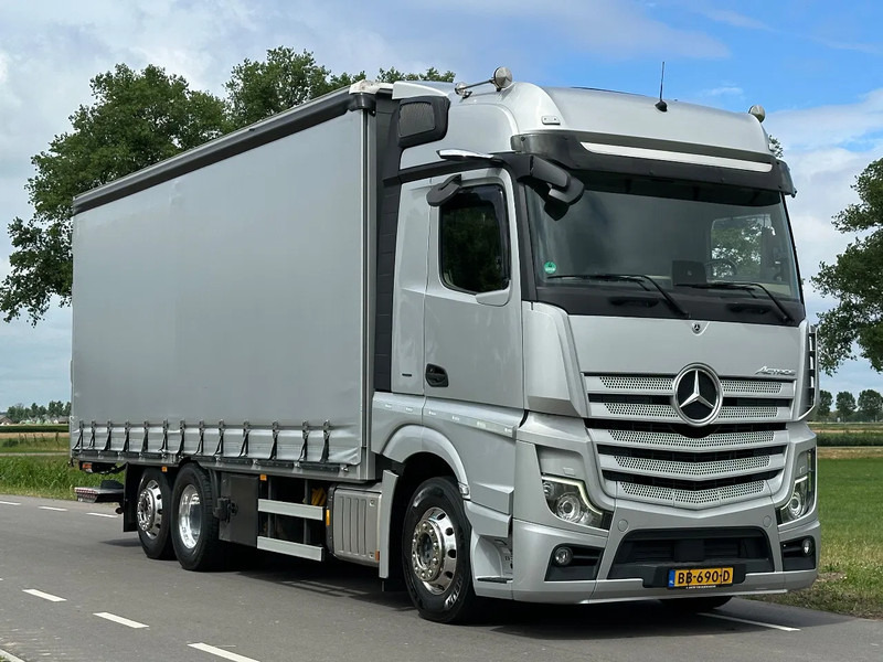 Mercedes-Benz Actros ACTROS 2545LL EURO6. 2021. Schuifzeil Bakwagen met Laadklep. - Curtain side truck: picture 2 Mercedes-Benz Actros ACTROS 2545LL EURO6. 2021. Schuifzeil Bakwagen met Laadklep. - Curtain side truck: picture 2