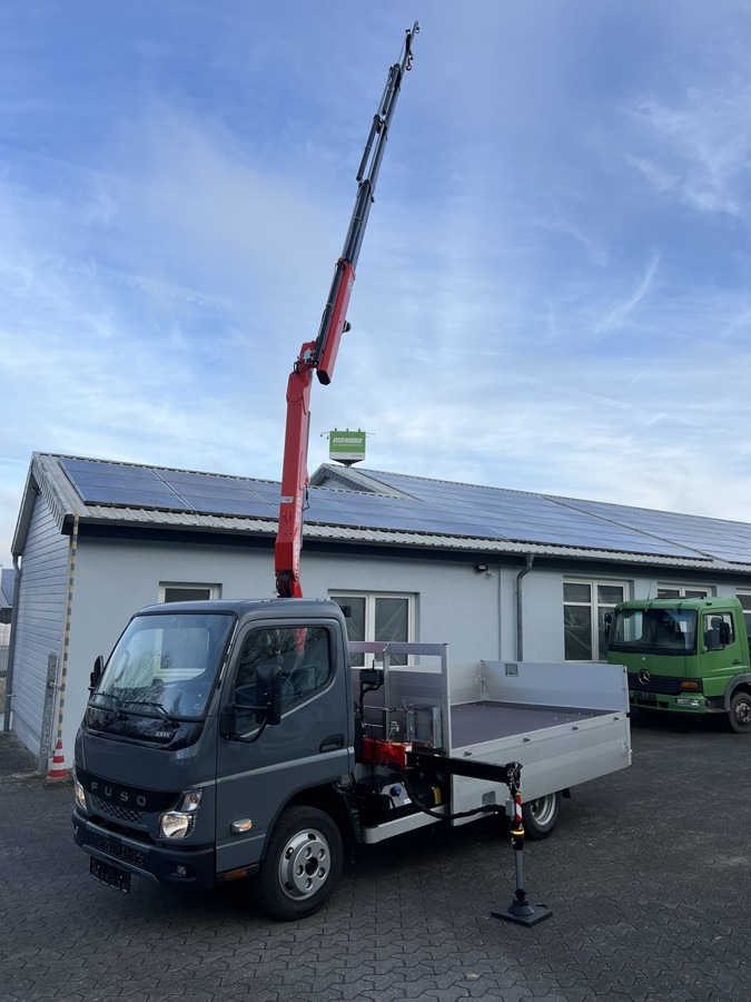 New Open body delivery van FUSO 6S15 Pritsche 3.0m Kran 4xhydr. Funk!: picture 20
