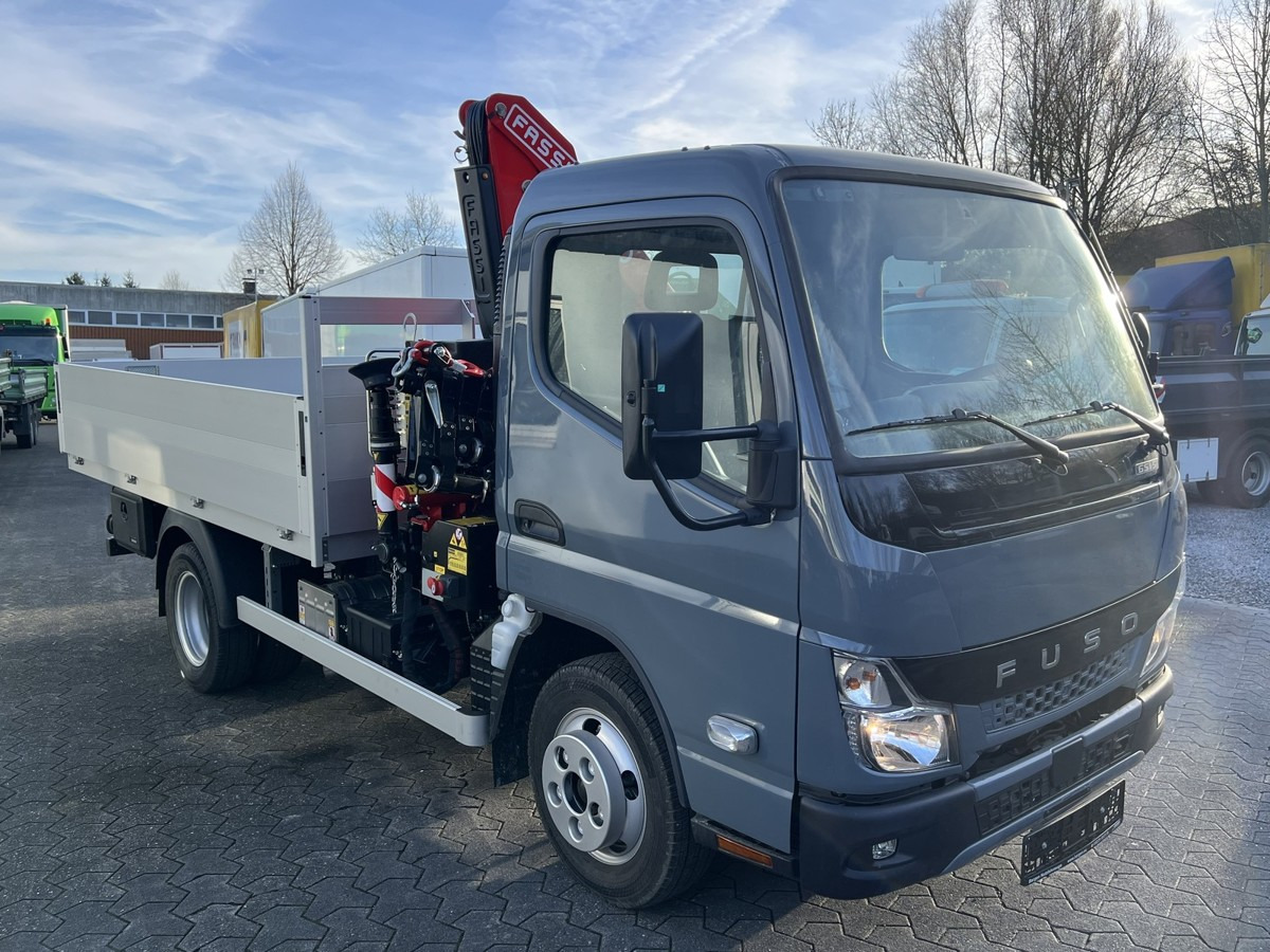 New Open body delivery van FUSO 6S15 Pritsche 3.0m Kran 4xhydr. Funk!: picture 7