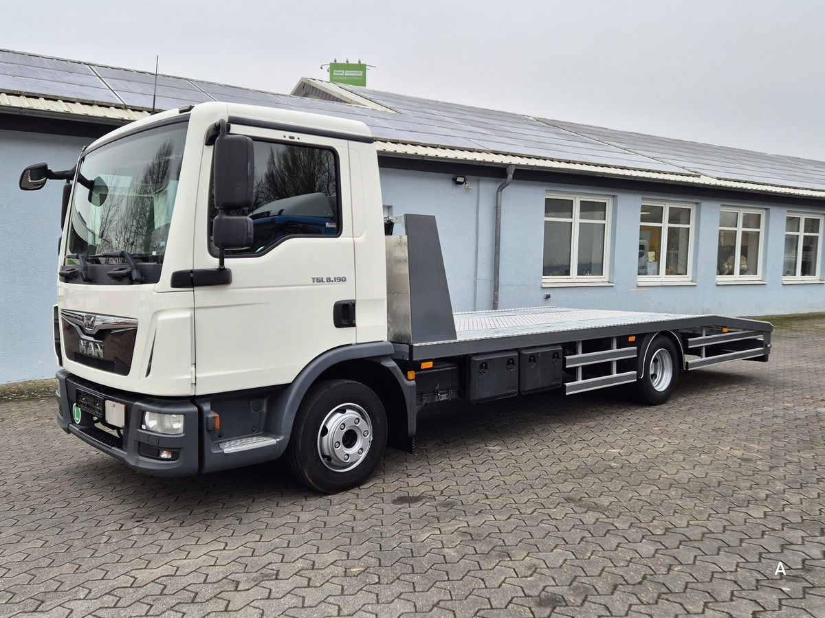 MAN TGL 8.190 BL Autotransporter 76tkm! AHK 3.5T - Autotransporter truck, Commercial truck: picture 1 MAN TGL 8.190 BL Autotransporter 76tkm! AHK 3.5T - Autotransporter truck, Commercial truck: picture 1