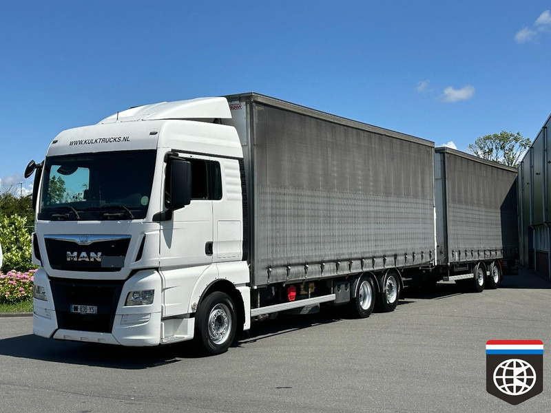 MAN TGX 26.480 RETARDER - NIGHT A/C - 130M3 COMBINATION - Curtain side truck: picture 1 MAN TGX 26.480 RETARDER - NIGHT A/C - 130M3 COMBINATION - Curtain side truck: picture 1
