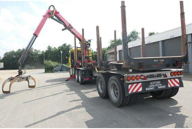 MAN 26.540 TGX 6x4, Kombizug, Huttner LNZK 20 - Logging truck: picture 5 MAN 26.540 TGX 6x4, Kombizug, Huttner LNZK 20 - Logging truck: picture 5