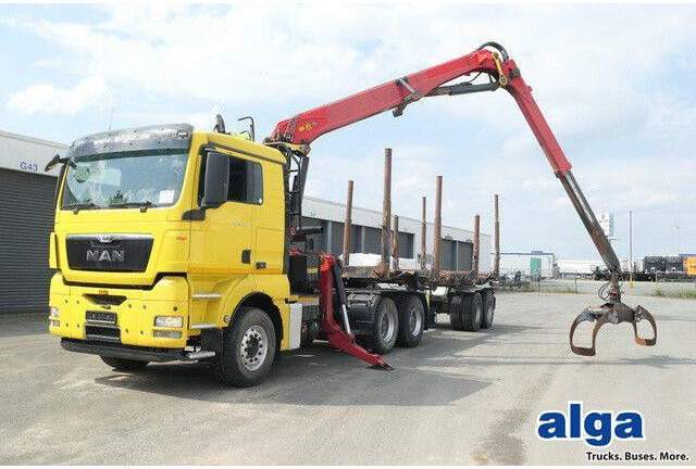 MAN 26.540 TGX 6x4, Kombizug, Huttner LNZK 20 - Logging truck: picture 1 MAN 26.540 TGX 6x4, Kombizug, Huttner LNZK 20 - Logging truck: picture 1