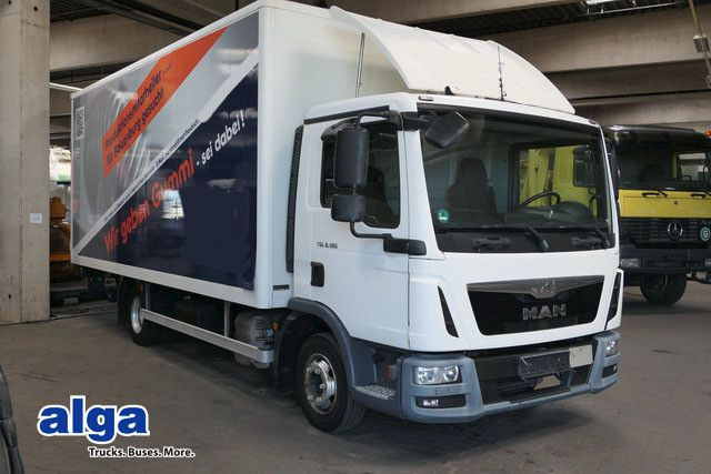 MAN 8.180 TGL/LBW/2x ANH/Klima/3 Sitze - Closed box van: picture 1 MAN 8.180 TGL/LBW/2x ANH/Klima/3 Sitze - Closed box van: picture 1