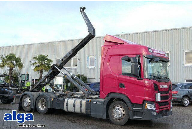 Scania G 450 6x2, Meiller RL 18.65, Retarder,Alu-Felgen - Hook lift truck: picture 1 Scania G 450 6x2, Meiller RL 18.65, Retarder,Alu-Felgen - Hook lift truck: picture 1