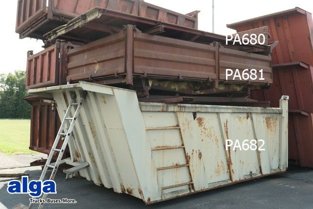 Stahl- Hinterkippmulde ca. 17 cbm, Hilfsrahmen - Tipper body: picture 1 Stahl- Hinterkippmulde ca. 17 cbm, Hilfsrahmen - Tipper body: picture 1