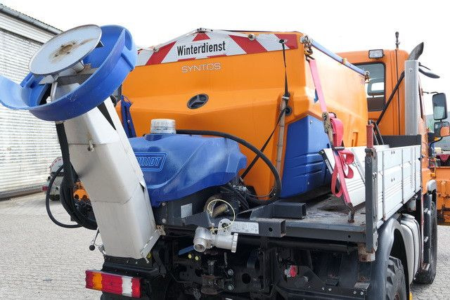 Truck Unimog U 300 4x4, Schmidt, Streuer, Schild, Klima,27tkm: picture 9