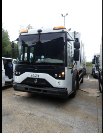 REF:62481 - Camion poubelle Renault Access (2014-281.264 km) (VIN: SEG1930BL5BD17884) - Garbage truck: picture 1 REF:62481 - Camion poubelle Renault Access (2014-281.264 km) (VIN: SEG1930BL5BD17884) - Garbage truck: picture 1