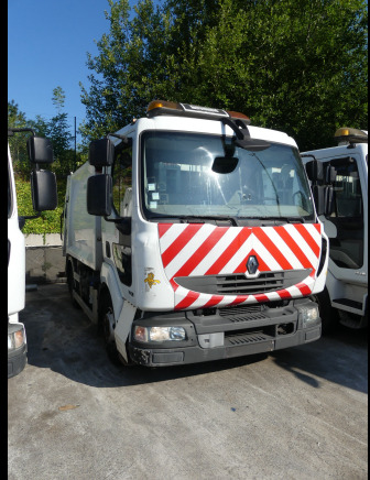REF:69339 - Camion poubelle Renault Midlum 180DXI (2011-119.748 km) - Garbage truck: picture 2 REF:69339 - Camion poubelle Renault Midlum 180DXI (2011-119.748 km) - Garbage truck: picture 2