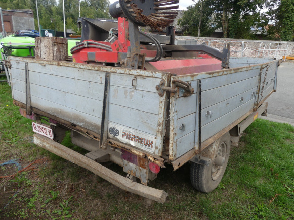 Remorque agricole 1 essieu marque et modèle inconnu - Dropside/ Flatbed trailer: picture 5 Remorque agricole 1 essieu marque et modèle inconnu - Dropside/ Flatbed trailer: picture 5