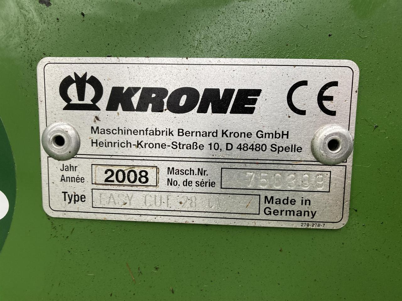 Mower Krone EC 28 CV: picture 7