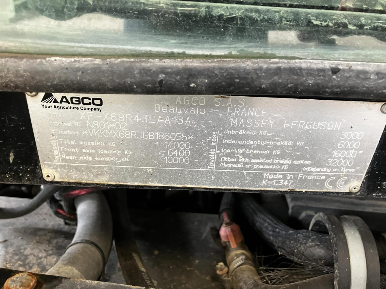 Farm tractor Massey Ferguson 7726: picture 13 Farm tractor Massey Ferguson 7726: picture 13