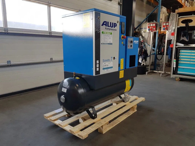 Alup Sonetto 7.5 + 200 Elektrische Schroefcompressor met ketel en droger 5.5 kW 750 L / min 10 Bar - Air compressor: picture 2 Alup Sonetto 7.5 + 200 Elektrische Schroefcompressor met ketel en droger 5.5 kW 750 L / min 10 Bar - Air compressor: picture 2