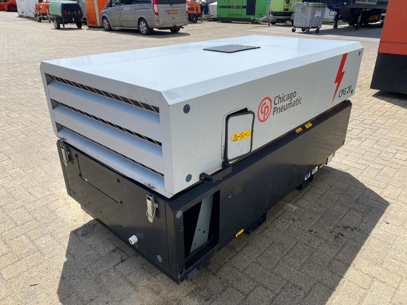 Generator set Chicago Pneumatic Silent omkasting t.b.v. aggregaat / compressor / waterpomp incl. dieseltank: picture 7