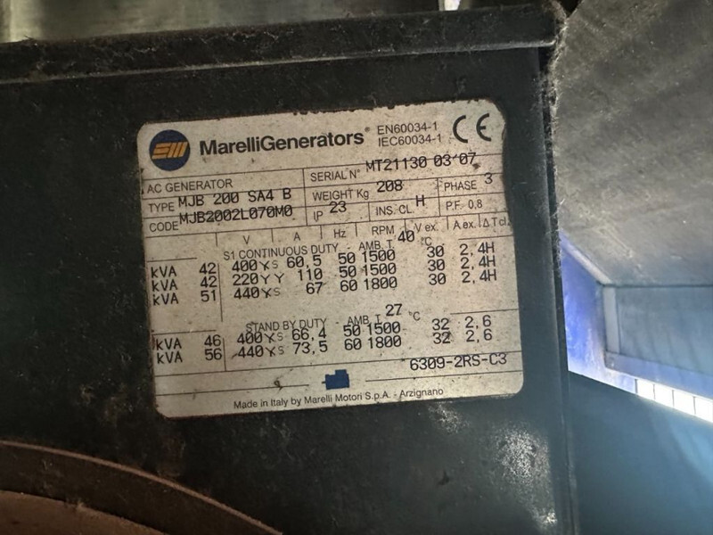 Generator set Iveco Marelli 40 KVA Supersilent generatorset in 8 ft container: picture 13
