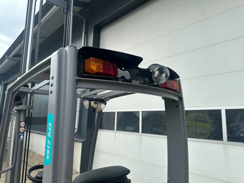Forklift Jungheinrich EFG 216K 1.6 ton Triplex Freelift Sideshift Elektra Heftruck Accu 2020: picture 14