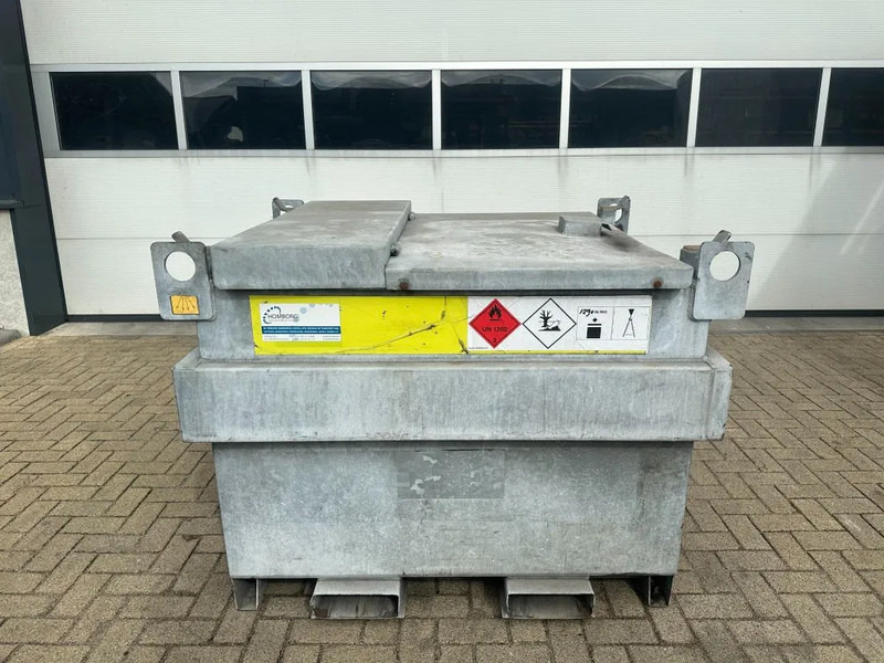Kiwa IBC Steenbergen 750 liter Dieseltank met Handpomp Milieutank Gegalvaniseerd - Storage tank: picture 1 Kiwa IBC Steenbergen 750 liter Dieseltank met Handpomp Milieutank Gegalvaniseerd - Storage tank: picture 1
