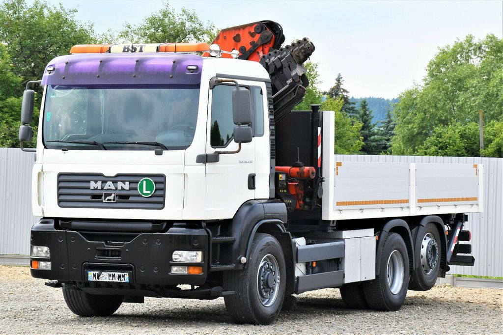 MAN TGA 26.430 Pritsche 5,50m + KRAN + FUNK/6-4H2 - Crane truck: picture 2 MAN TGA 26.430 Pritsche 5,50m + KRAN + FUNK/6-4H2 - Crane truck: picture 2