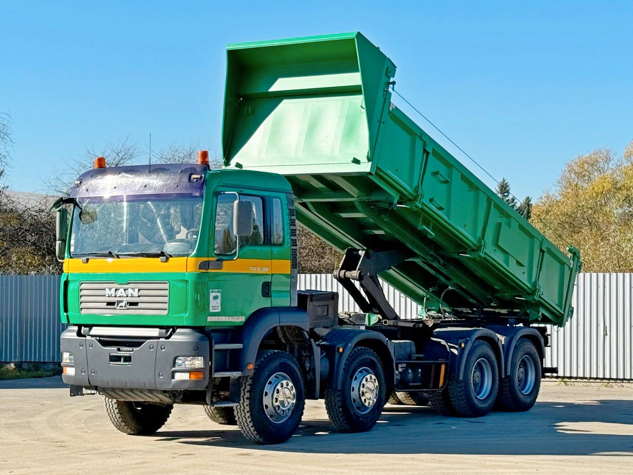 MAN TGA 35.360 * KIPPER 6,10 m + BORDMATIC / 8x4*TOP - Tipper, Crane truck: picture 1 MAN TGA 35.360 * KIPPER 6,10 m + BORDMATIC / 8x4*TOP - Tipper, Crane truck: picture 1