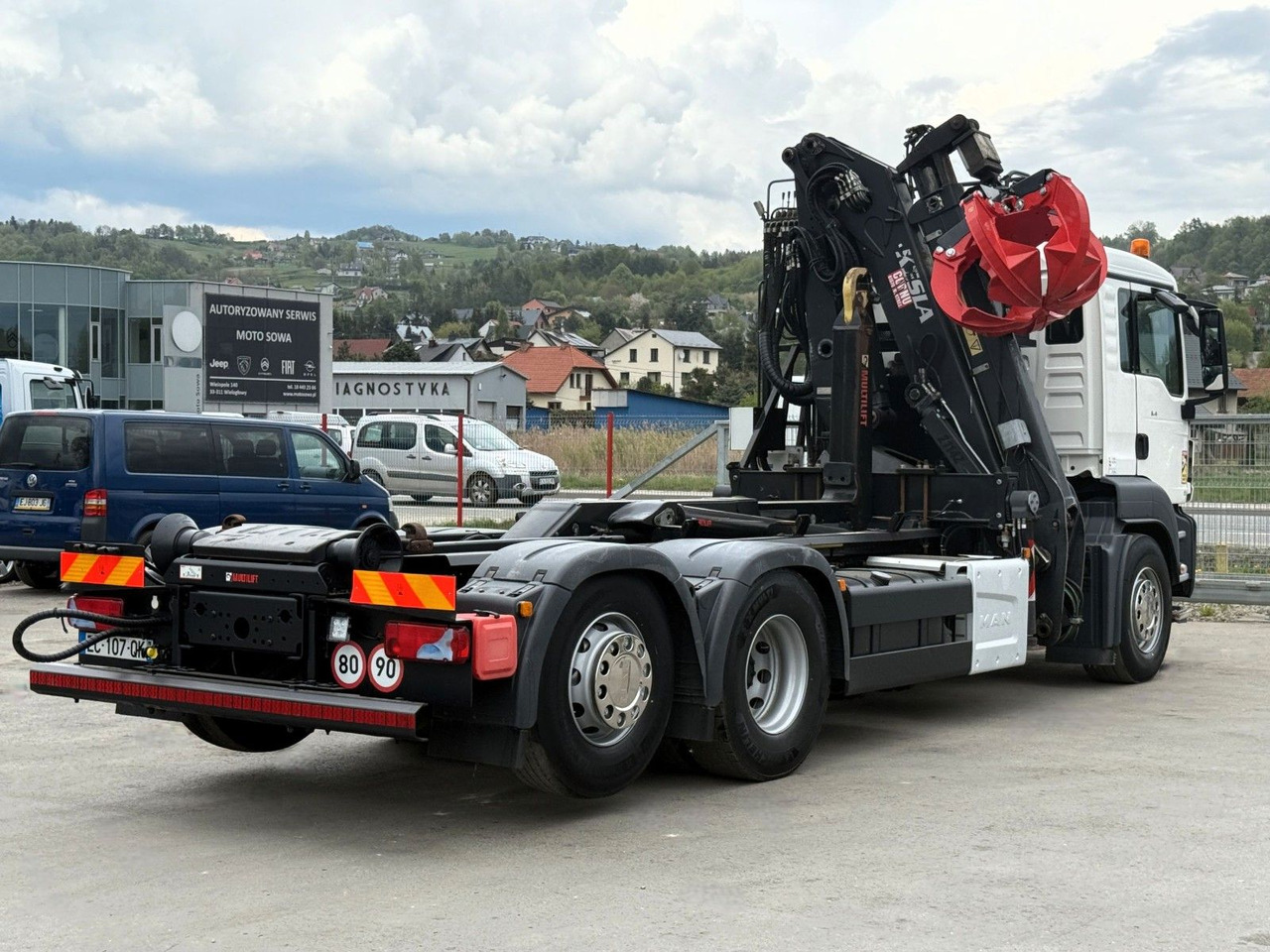 MAN TGS 26.400 Abrollkipper* KESLA 2114Z* TOP - Hook lift truck, Crane truck: picture 3 MAN TGS 26.400 Abrollkipper* KESLA 2114Z* TOP - Hook lift truck, Crane truck: picture 3
