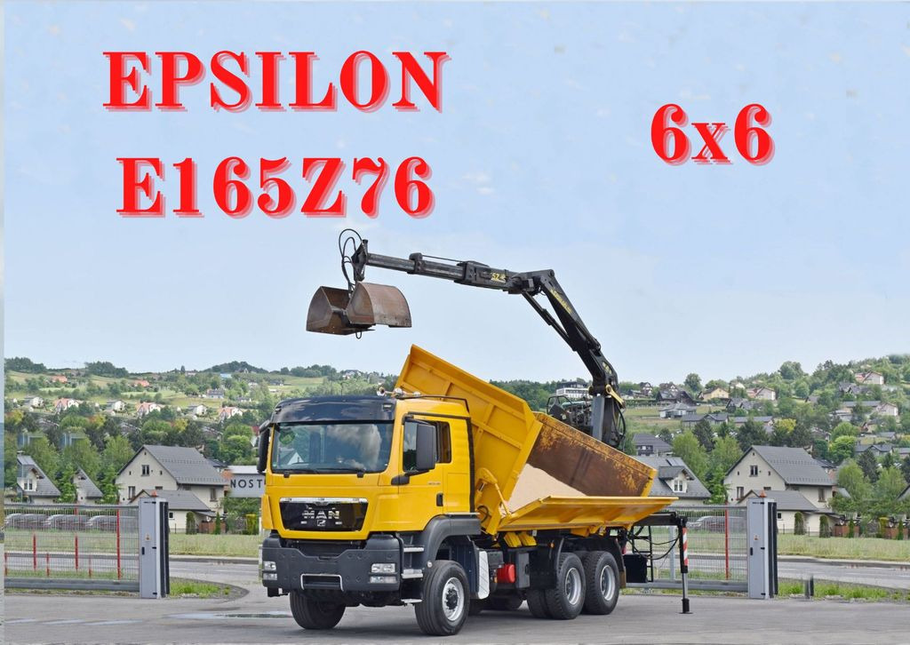 MAN TGS 33.480*KIPPER 5,10m * EPSILON E165Z76* 6x6 - Crane truck, Tipper: picture 1 MAN TGS 33.480*KIPPER 5,10m * EPSILON E165Z76* 6x6 - Crane truck, Tipper: picture 1