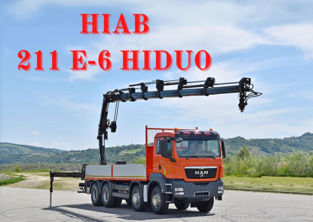 MAN TGS 35.440 * HIAB 211 E-6 HIDUO +FUNK / 8x4 MAN TGS 35.440 * HIAB 211 E-6 HIDUO +FUNK / 8x4 - Crane truck, Dropside/ Flatbed truck: picture 1 MAN TGS 35.440 * HIAB 211 E-6 HIDUO +FUNK / 8x4 MAN TGS 35.440 * HIAB 211 E-6 HIDUO +FUNK / 8x4 - Crane truck, Dropside/ Flatbed truck: picture 1