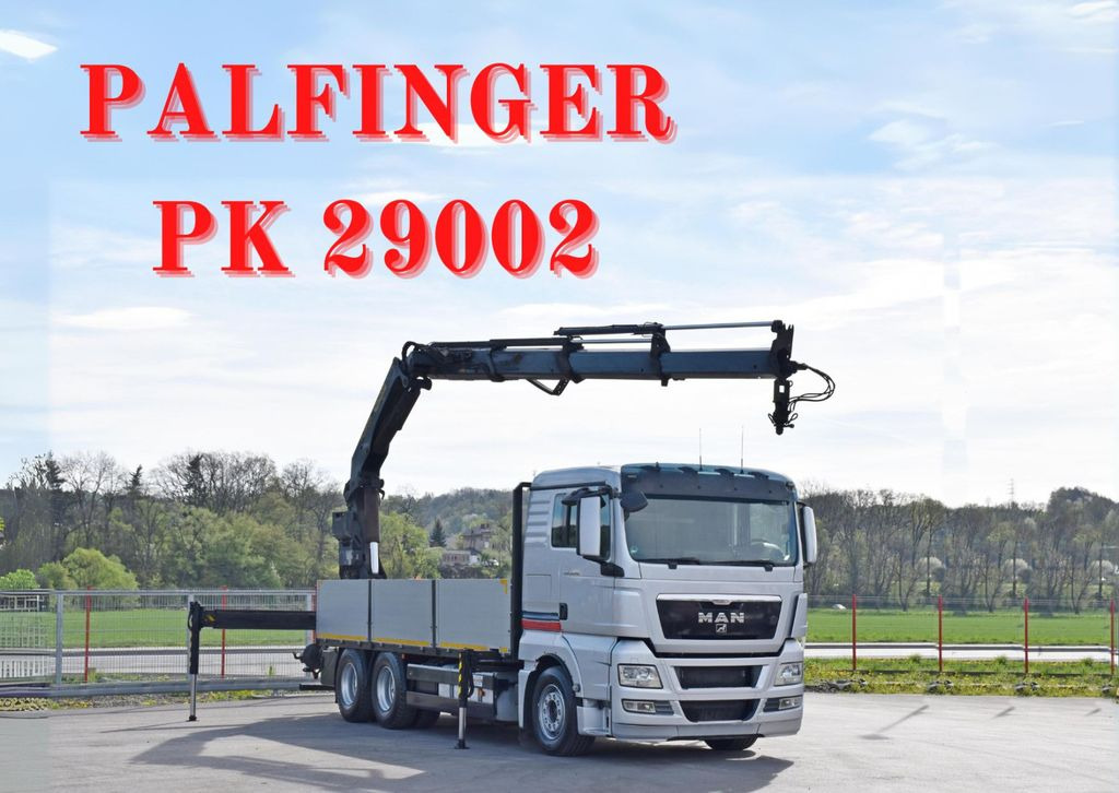 MAN TGX 26.440 Pritsche 6,40 m* PK 29002+FUNK *6x4 - Crane truck: picture 1 MAN TGX 26.440 Pritsche 6,40 m* PK 29002+FUNK *6x4 - Crane truck: picture 1